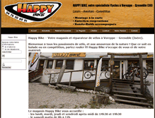 Tablet Screenshot of happybike.fr